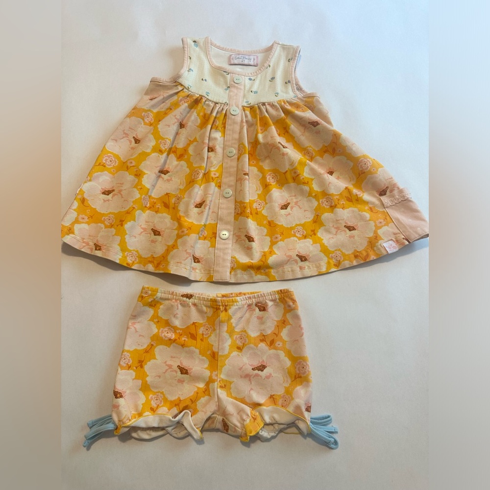 PLAY CONDITION 4T Sweethoney Yellow Floral Matching Set